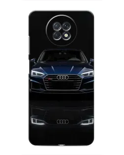 Чехол для Xiaomi Redmi Note 9T с картинкой «Audi — ночное отражение»