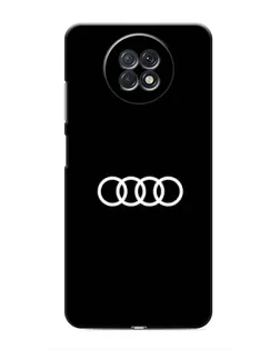 Чехол для Xiaomi Redmi Note 9T с картинкой «Audi White Logo»
