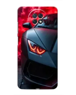 Чехол для Xiaomi Redmi Note 9T с картинкой «Lamborghini красное сияние»