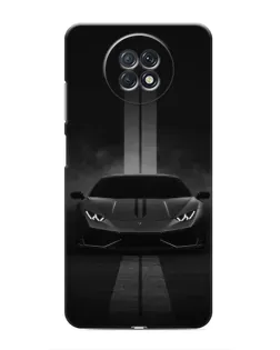 Чехол для Xiaomi Redmi Note 9T с картинкой «Lamborghini симметрия дорог»