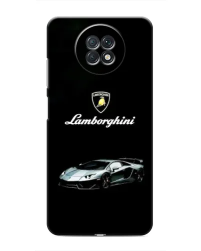 Чехол для Xiaomi Redmi Note 9T с картинкой «Логотип Lamborghini классика»