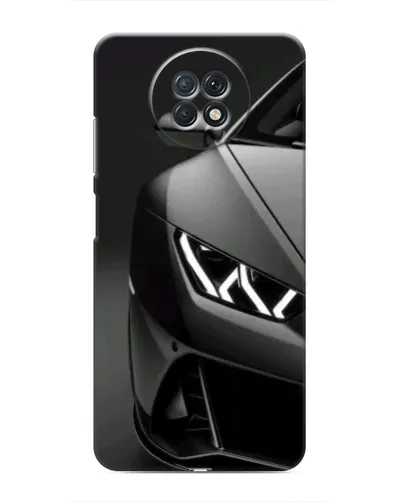 Чехол для Xiaomi Redmi Note 9T с картинкой «Lamborghini фары детализация»