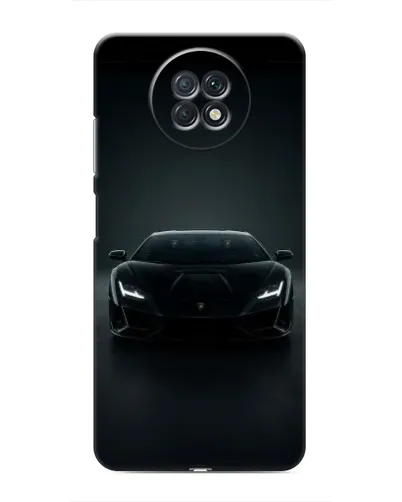 Чехол для Xiaomi Redmi Note 9T с картинкой «Черный Lamborghini Aventador»