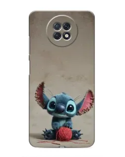 Чохол для Xiaomi Redmi Note 9T з картинкою «Стіч на чоричневому фоні»