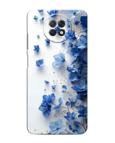 Чохол для Xiaomi Redmi Note 9T з картинкою «Блакитний квітковий каскад»