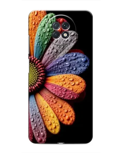 Чохол для Xiaomi Redmi Note 9T з картинкою «Райдужна квітка»