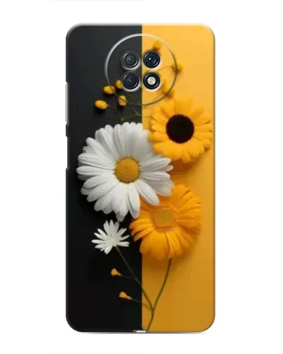 Чохол для Xiaomi Redmi Note 9T з картинкою «Соняшник та ромашка»