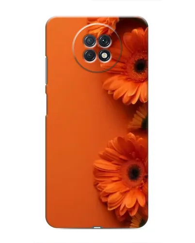 Чохол для Xiaomi Redmi Note 9T з картинкою «Помаранчеві гербери»