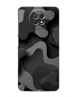 Чохол для Xiaomi Redmi Note 9T з картинкою «Темний абстрактний камуфляж»