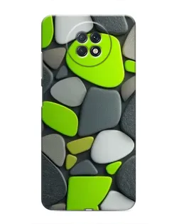 Чохол для Xiaomi Redmi Note 9T з картинкою «Яскрава неонова галька»