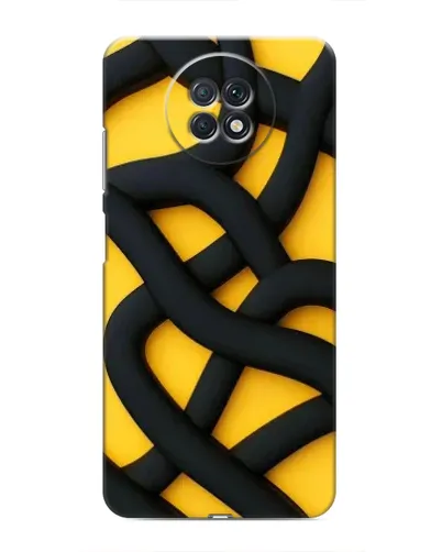Чохол для Xiaomi Redmi Note 9T з картинкою «Чорне жовте переплетення» Чохол для Xiaomi Redmi Note 9T з картинкою «Чорне жовте переплетення»