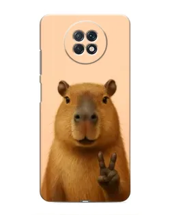 Чохол для Xiaomi Redmi Note 9T з картинкою «Капібара вікторія»