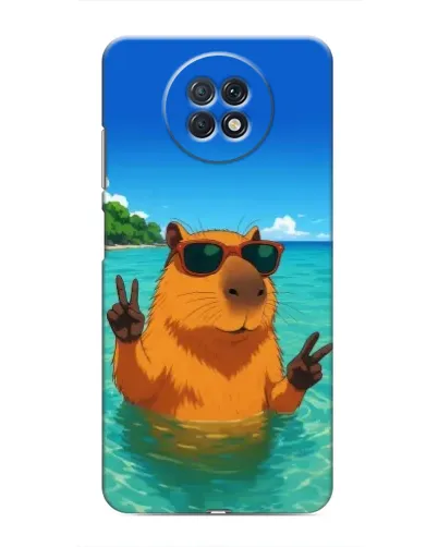 Чохол для Xiaomi Redmi Note 9T з картинкою «Морська капібара»