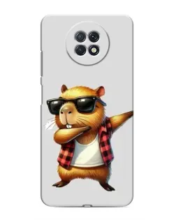 Чохол для Xiaomi Redmi Note 9T з картинкою «Капібара репер даб»