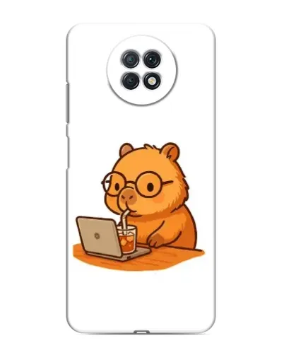 Чохол для Xiaomi Redmi Note 9T з картинкою «Капібара з ноутбуком»