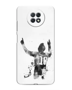 Чохол для Xiaomi Redmi Note 9T з картинкою «Messi ART»