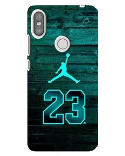 Чехол для Xiaomi Redmi S2 с картинкой «Jordan Cyan 23»