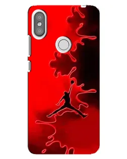 Чехол для Xiaomi Redmi S2 с картинкой «Jordan Red Smoke»