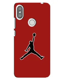 Чехол для Xiaomi Redmi S2 с картинкой «Jordan Red Back»