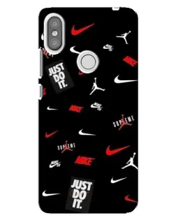 Чехол для Xiaomi Redmi S2 с картинкой «Nike Mix Pattern»
