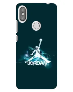 Чехол для Xiaomi Redmi S2 с картинкой «Jordan Blue Fire»