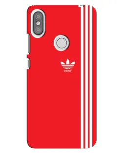 Чохол для Xiaomi Redmi S2 з картинкою «Червоний мінімалізм Adidas»