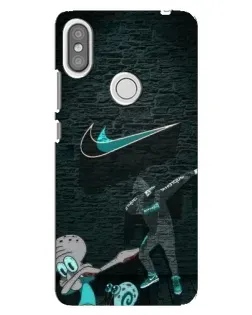 Чехол для Xiaomi Redmi S2 с картинкой «Спортивный арт Nike»
