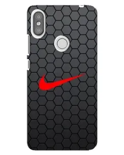 Чехол для Xiaomi Redmi S2 с картинкой «Nike — карбоновая сетка»