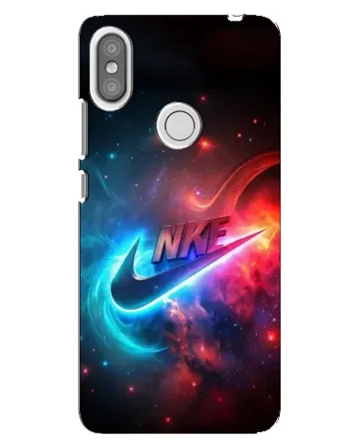 Чохол для Xiaomi Redmi S2 з картинкою «Вогняний логотип Nike»
