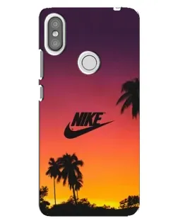 Чохол для Xiaomi Redmi S2 з картинкою «Nike на заході сонця»