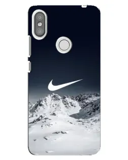 Чохол для Xiaomi Redmi S2 з картинкою «Nike — зимові гори»