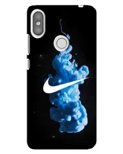 Чохол для Xiaomi Redmi S2 з картинкою «Nike та синій дим»