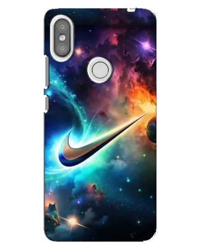 Чохол для Xiaomi Redmi S2 з картинкою «Космічний Nike Swoosh»