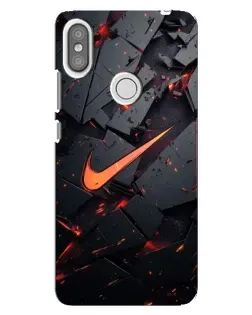 Чохол для Xiaomi Redmi S2 з картинкою «Nike — ефект розломів»