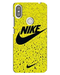 Чохол для Xiaomi Redmi S2 з картинкою «Жовтий текстурний Nike»