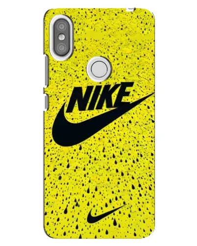 Чохол для Xiaomi Redmi S2 з картинкою «Жовтий текстурний Nike»