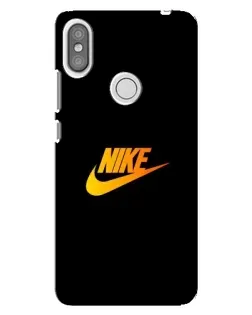 Чехол для Xiaomi Redmi S2 с картинкой «Золотой логотип Nike»