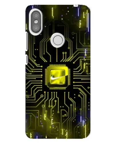 Чохол для Xiaomi Redmi S2 з картинкою «Nike — золота іскра»