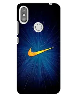 Чохол для Xiaomi Redmi S2 з картинкою «Синій пульс Nike»