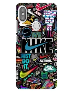Чохол для Xiaomi Redmi S2 з картинкою «Яскравий колаж Nike»