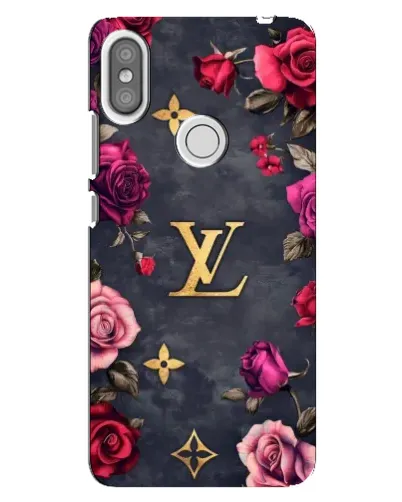 Чохол для Xiaomi Redmi S2 з картинкою «Квітковий Louis Vuitton»