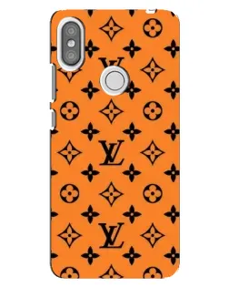 Чохол для Xiaomi Redmi S2 з картинкою «Помаранчевий стиль LV»