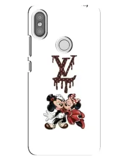 Чохол для Xiaomi Redmi S2 з картинкою «LV та Міккі Маус»