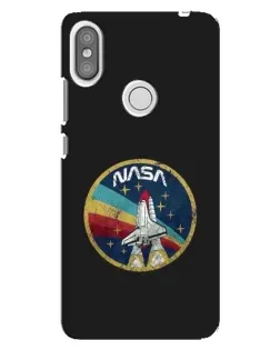 Чехол для Xiaomi Redmi S2 с картинкой «NASA — эмблема миссии»