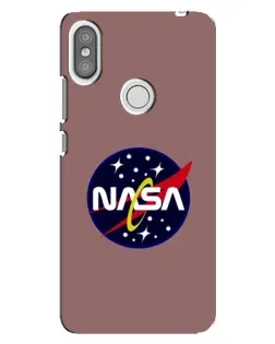 Чохол для Xiaomi Redmi S2 з картинкою «NASA — ретро космос»