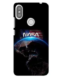 Чохол для Xiaomi Redmi S2 з картинкою «Земля з космосу NASA»
