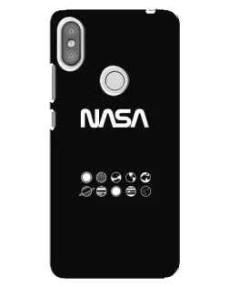 Чохол для Xiaomi Redmi S2 з картинкою «NASA — технічний принт»