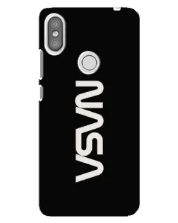 Чохол для Xiaomi Redmi S2 з картинкою «NASA — вертикальний логотип»