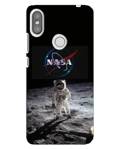 Чохол для Xiaomi Redmi S2 з картинкою «Астронавт на Місяці»