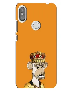 Чохол для Xiaomi Redmi S2 з картинкою «Золота мавпа Bored Ape»